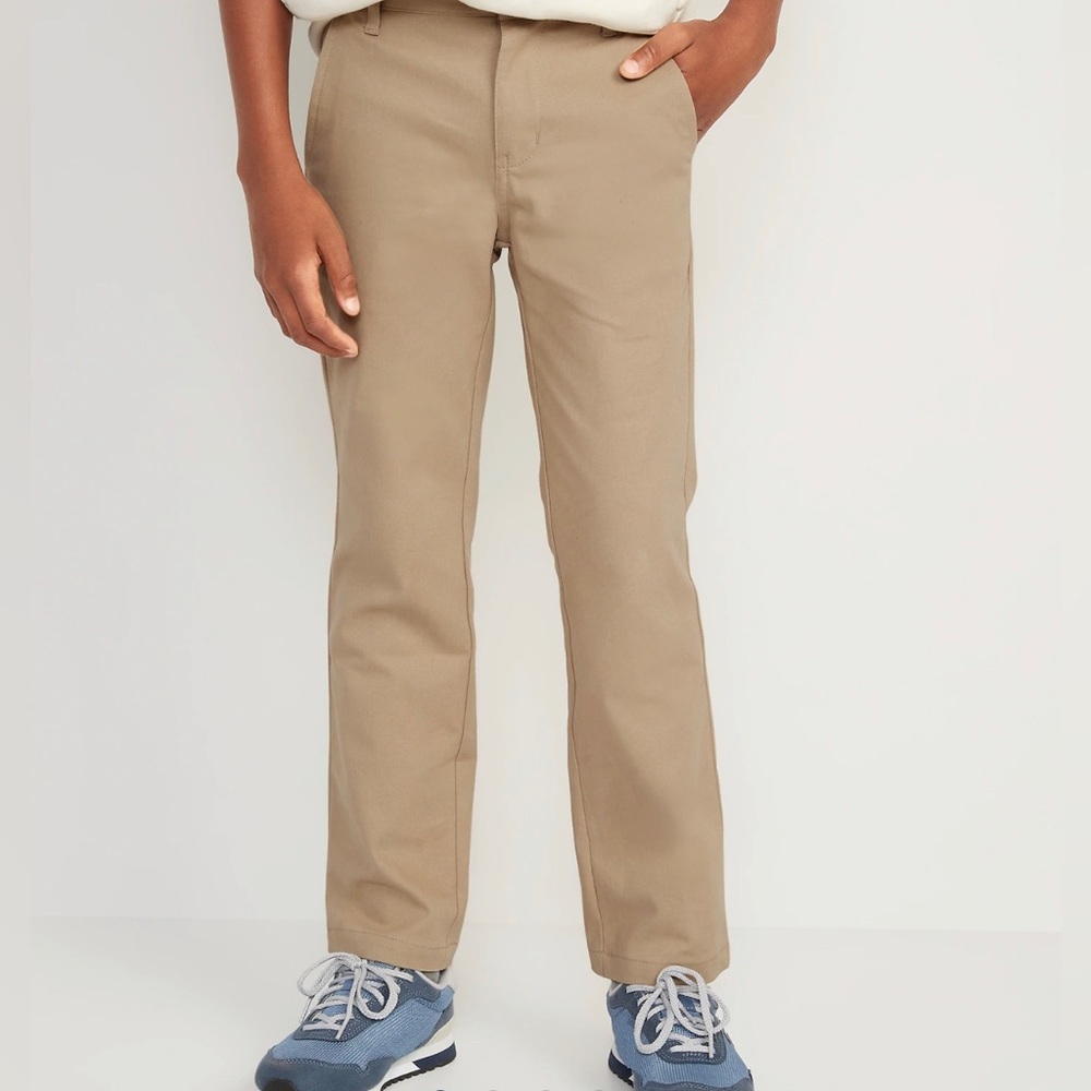 Boys Old Navy Straight Flex Uniform Pants (2pairs)